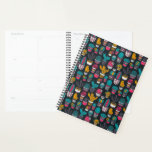 Hand Drawn Cactus in Sketch Style Pattern Planner