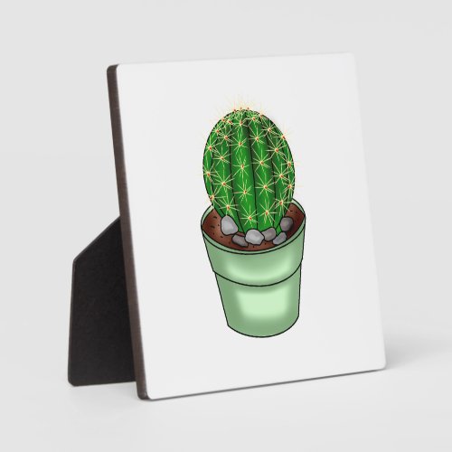 Hand drawn Cactus Succulent  Plaque