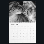 Hand Drawn Cats Wild and Domestic Felines Calendar<br><div class="desc">Celebrate the beauty of both wild and domestic felines with this 2026 wall calendar featuring artwork by internationally awarded artist Danguole Serstinskaja. Each month presents a unique hand-drawn or hand-painted cat portrait, capturing their grace, mystery, and spirit in striking realism. A perfect gift for cat lovers and fine art admirers....</div>