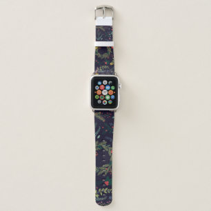 Hand-drawn Christmas florals: vintage collection Apple Watch Band