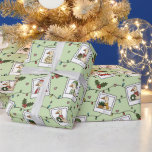 Hand Drawn  Christmas Geese Wrapping Paper Roll