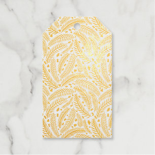 Hand-drawn Christmas Pine Tree Custom Foil Gift Tags