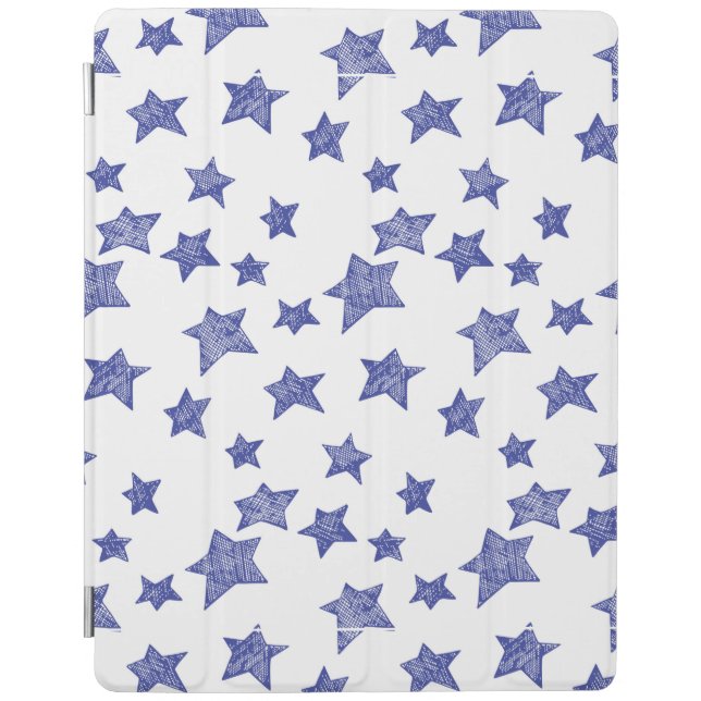 Hand drawn Christmas stars iPad Smart Cover (Front)