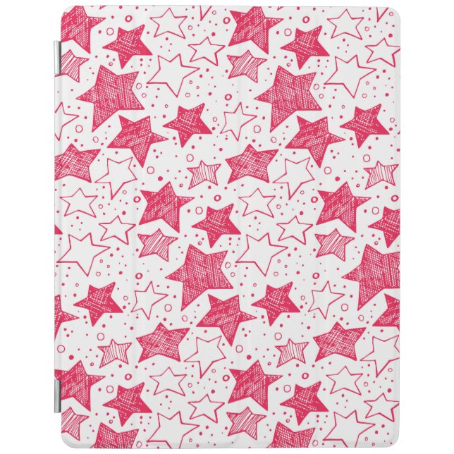 Hand drawn Christmas stars iPad Smart Cover (Front)