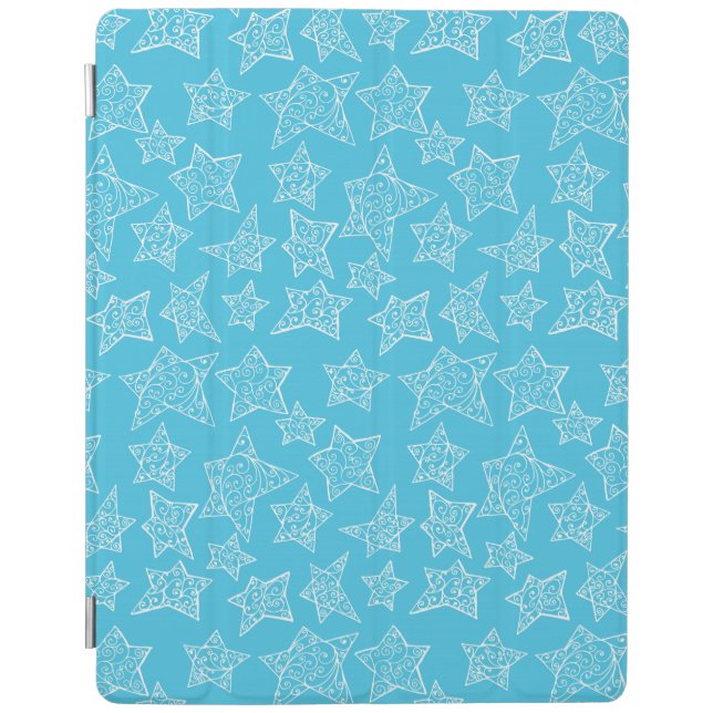 Hand drawn Christmas stars iPad Smart Cover (Front)