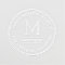 Hand-drawn Circles | Custom Initial Return Address