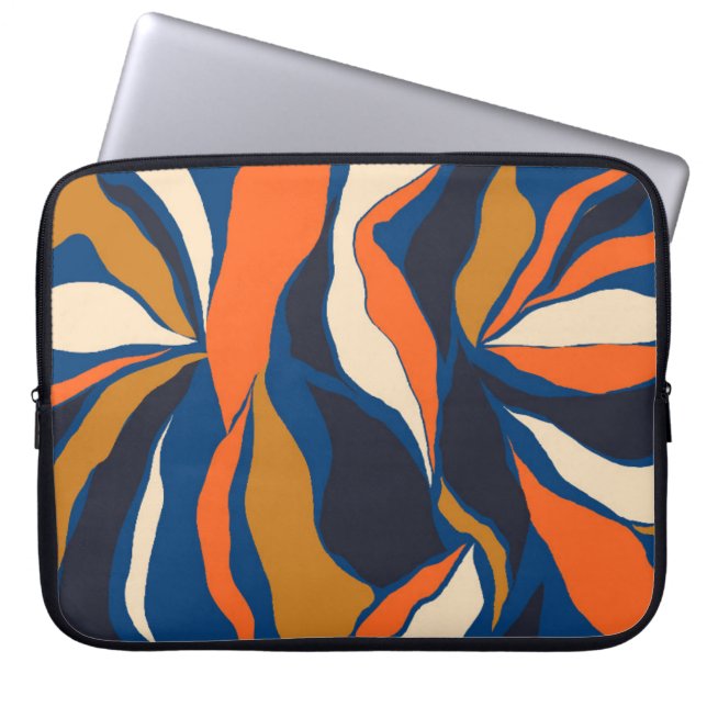 Hand drawn colorful abstract pattern. Creative col Laptop Sleeve (Front)