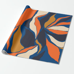 Hand drawn colorful abstract pattern. Creative col Wrapping Paper