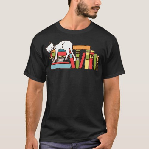 Hand drawn colorful book T_Shirt