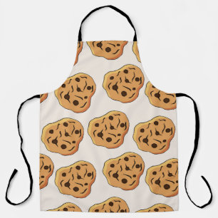 Hand Drawn Cookies Cartoon Pattern Apron