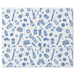 Hand Drawn Cricket Doodle Seamless Pattern Fun Spo Wrapping Paper