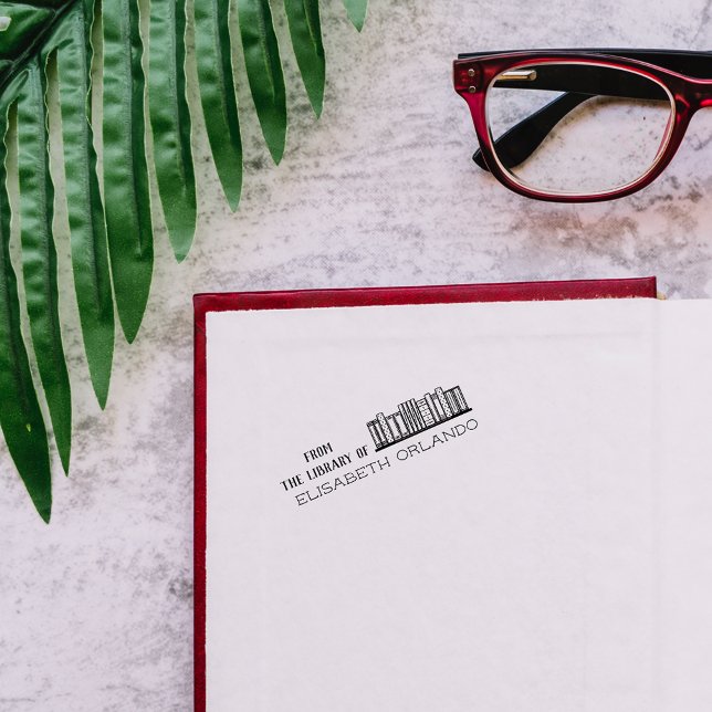 Hand-drawn Custom Library From The Library Of Self-inking Stamp (Creator Uploaded)