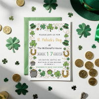 Hand Drawn Doodle Whimsical St Patricks Day