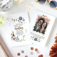Hand Drawn Doodles Funky Wedding & Details Photo
