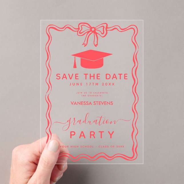 Hand Drawn Doodles Graduation Save the Date  (Insitu (Handheld))