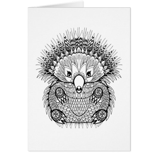 Hand Drawn Echidna Doodle Cards (Front)