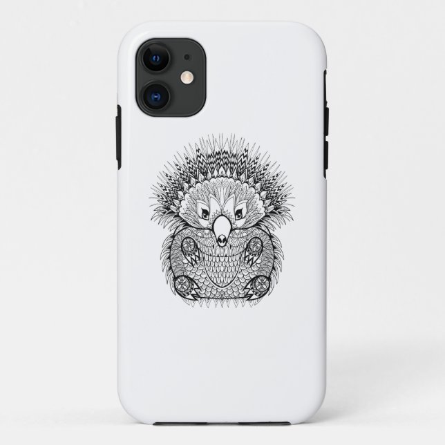 Hand Drawn Echidna Doodle Case-Mate iPhone Case (Back)