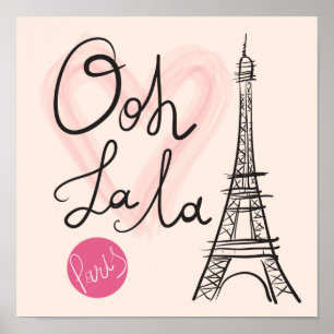 Hand Drawn Eiffel Tower Poster