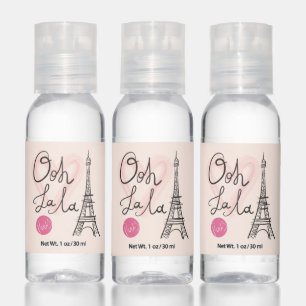 Hand Drawn Eiffel Tower Sanitizer