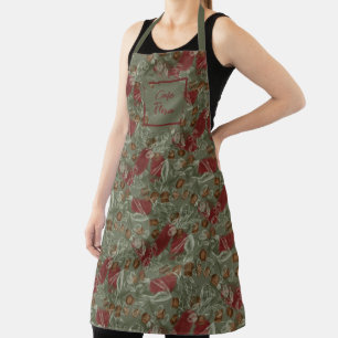 Hand-Drawn Eucalyptus & Bottlebrush Australiana Apron