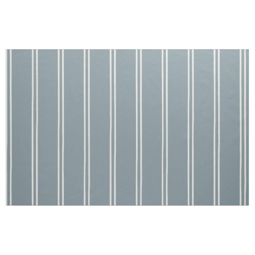 Hand Drawn Farmhouse Stripes | Blue Grey Agave Fabric