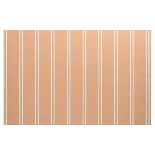 Hand Drawn Farmhouse Stripes | Muted Apricot Fabric