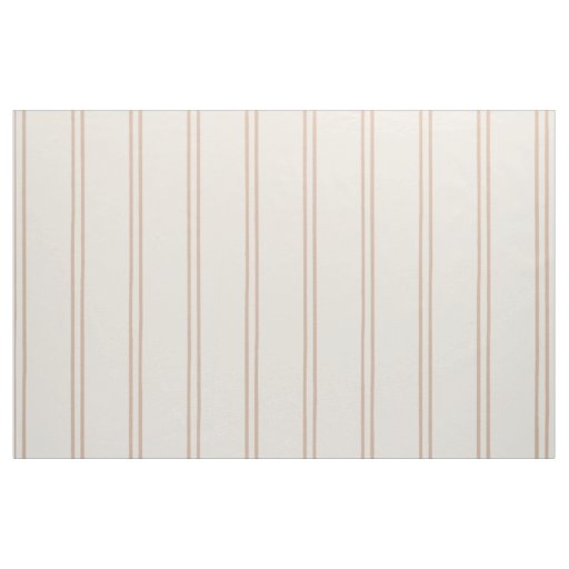 Hand Drawn Farmhouse Stripes | Ticking Desert Sand Fabric