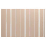Hand Drawn Farmhouse Stripes | Ticking Terracotta Fabric