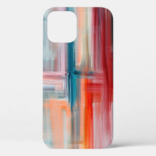 Hand drawn fine art painting. Oil on canvas, long iPhone 12 Case