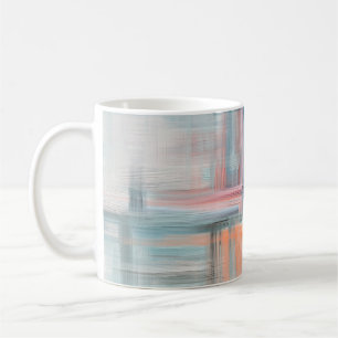 Hand drawn fine art painting. Oil on canvas, long Coffee Mug