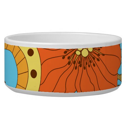 Hand Drawn Floral Colorful Seamless Bowl