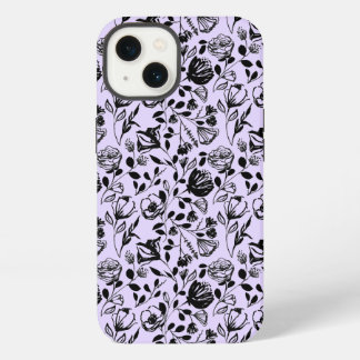 Hand Drawn Floral Lilac Case