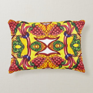 Hand Drawn: Floral Ornamental Elegance. Accent Pillow