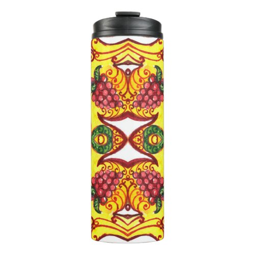 Hand Drawn Floral Ornamental Elegance Thermal Tumbler