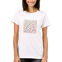 Hand-Drawn Floral Sketch Women's T-Shirt – Artisti