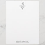 Hand Drawn Florist Botanical Flower Shop Letterhead<br><div class="desc">Send invoices,  letters and correspondence in style with this lovely Hand Drawn Floral letterhead! Easily edit all of the information for your personal or business needs.</div>