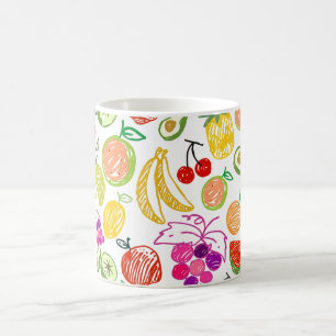 Hand Drawn Fruit Coffee Mug