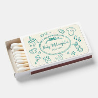 Hand Drawn funky Handwritten Baby shower