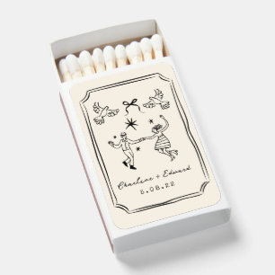 Hand Drawn Funky Handwritting Matchboxes