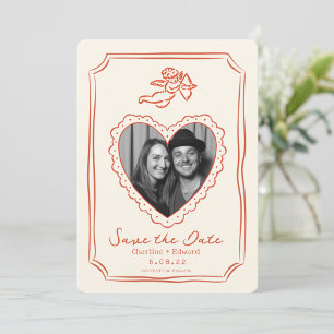 Hand Drawn Funky Handwritting Save the date