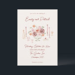 Hand drawn Funky Whimsical Wedding Invitation<br><div class="desc">Hand drawn funky,  whimsical wedding invitation.</div>