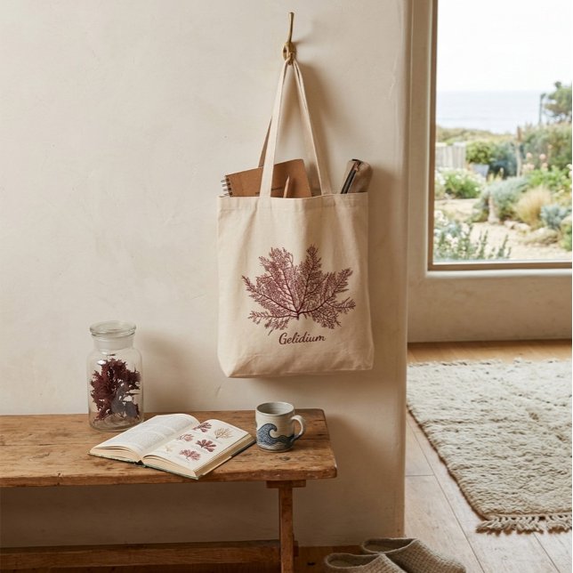 Hand drawn Gelidium Seaweed  Tote Bag (Creator Uploaded)