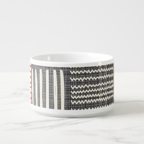 Hand_drawn geometric stripes seamless pattern bowl