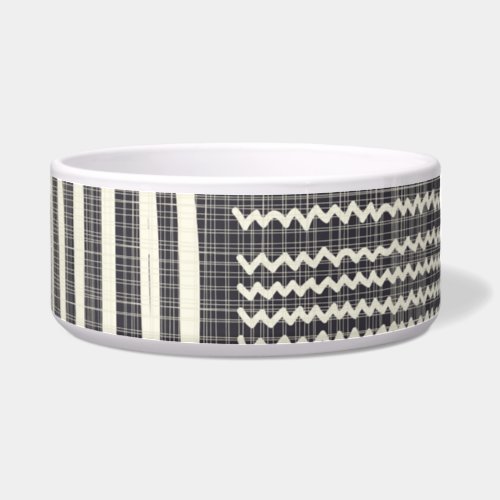 Hand_drawn geometric stripes seamless pattern bowl