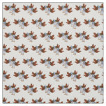 Hand Drawn Gnome Girls, Maple Leaves, Fantasy Art Fabric