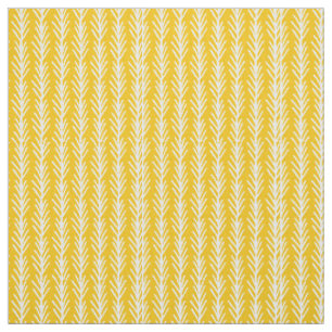 Hand Drawn Gold Wheat Pattern Fabric