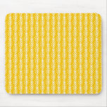Hand Drawn Gold Wheat Pattern Mouse Pad