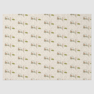 Hand drawn golf tissue paper