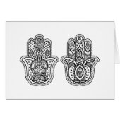 Hand Drawn Hamsa With Ornaments (Front Horizontal)