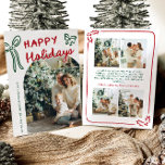 Hand Drawn Happy Holidays Arch Photo Christmas Holiday Card<br><div class="desc">🎄✨ Spread the holiday magic! Our Hand Drawn Happy Holidays Arch Photo Christmas Card combines timeless charm with a chic arched frame and playful hand-drawn accents 🖌️📸. Showcase your favorite photo front and center, surrounded by festive greenery, warm colors, and cozy seasonal vibes ❤️🌟. Perfect for sending joy to family,...</div>